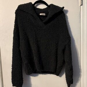 Universal Thread Charcoal Knit Boucle Sweater